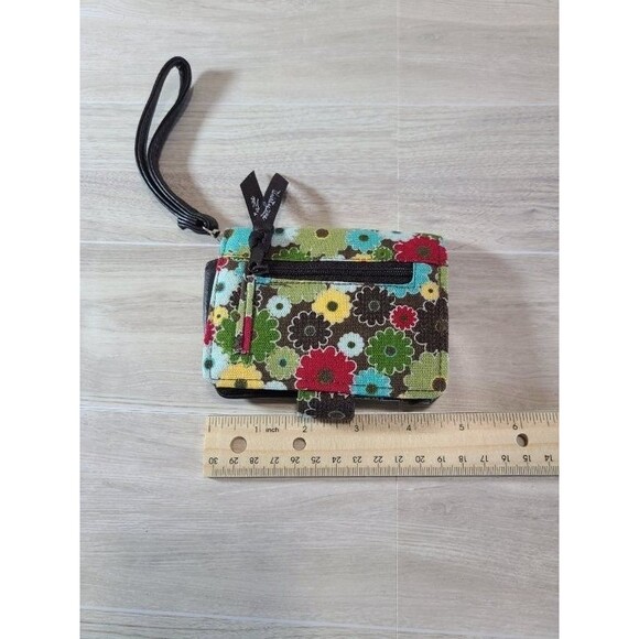 Thirty-One Floral Wristlet Wallet – Zip Pouch with Strap, Compact Organizer - Picture 5 of 6